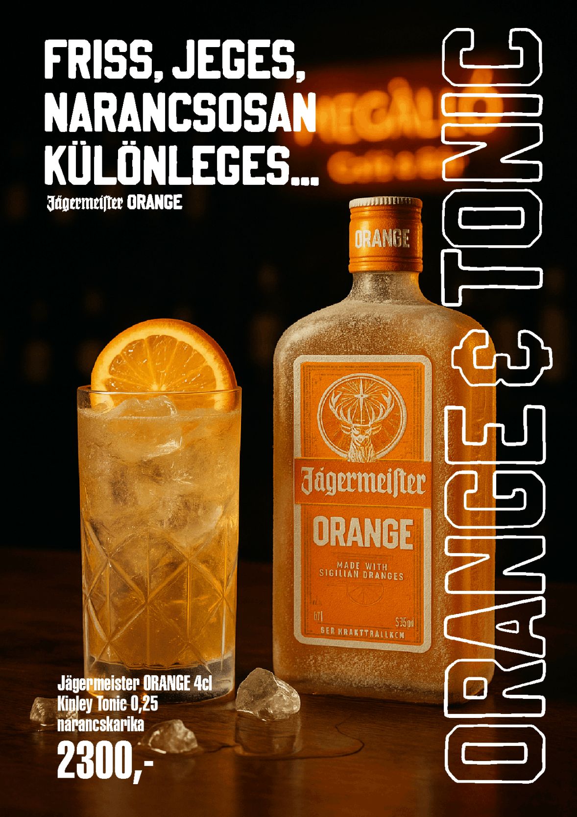 Megálló Café & Bar - Jägermeister Orange & Tonic