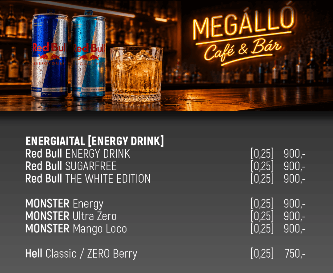 Megálló Café & Bar ## www.megallopub.hu